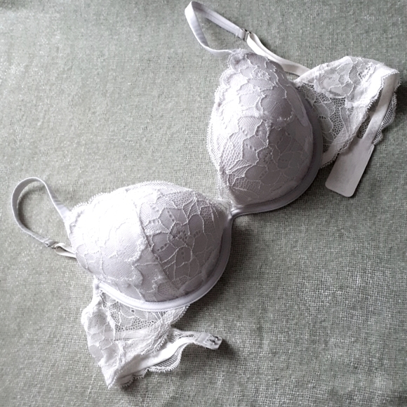 32C La SENZA Removable Push Up Lace Bra